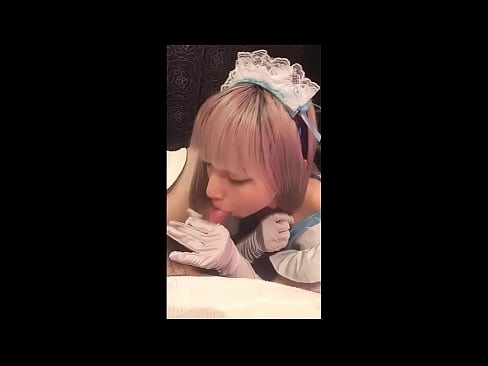 ❤️ جاپاني بت [ميوڪا]، فرينچ نوڪر جو لباس، حصو 1، بلو جاب ۽ لوشن سان جرڪ آف ❤  ❌